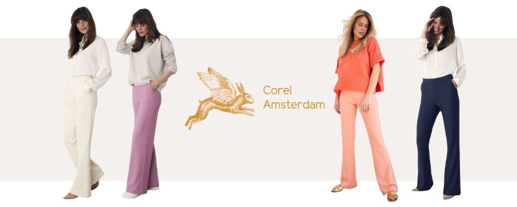 Corel broeken voor een perfecte fit en classy look! Je shopt Corel bij Rootz69